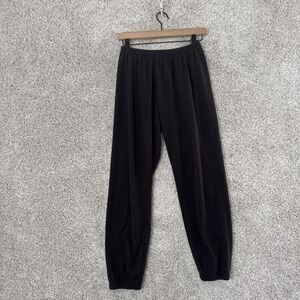 Spiritual Gangster Women's Gratitude Cotton Blend Sweatpants Black & White - S